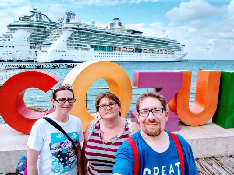 Serenade of the Seas as seen from the Cozumel, Mexico dock