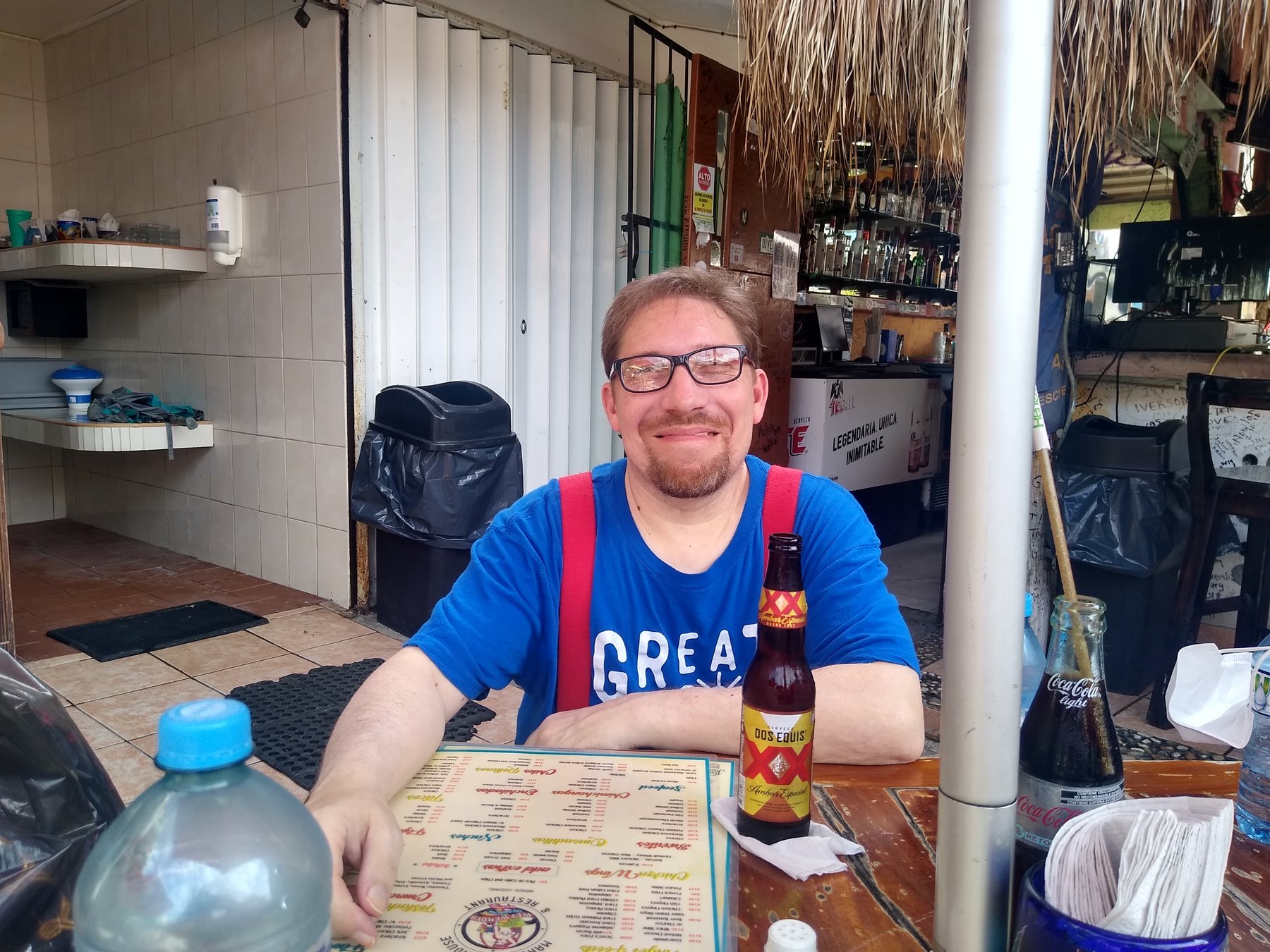 Lunch stop at Wet Wendy's in Cozumel on Taco Tuesday.