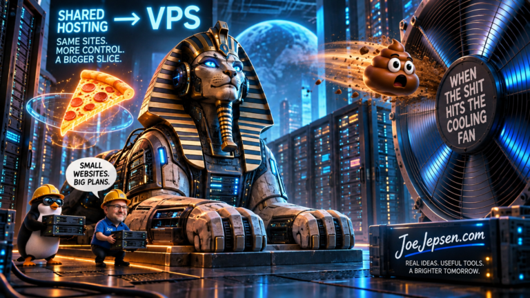 From Shared Hosting to a Slice of Pizza: How AI Made Running My Own VPS Practical (Part 1)